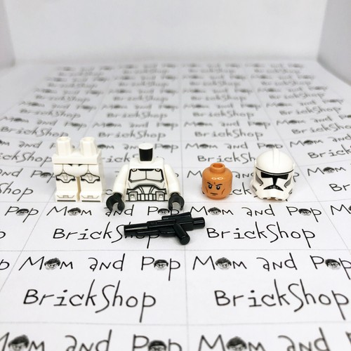 LEGO Star Wars Clone Trooper (Phase 2) with Medium Blaster and Nougat Head - Picture 5 of 7