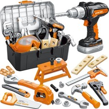 Kids Tool Set for Toddlers, Toy Drill  Construction Tools for Ages 3-5