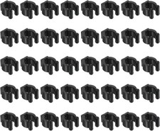 PATIKIL 17mm Dia Billiards Cue Locating Clip Holder, 40 Pack 17mm, Black