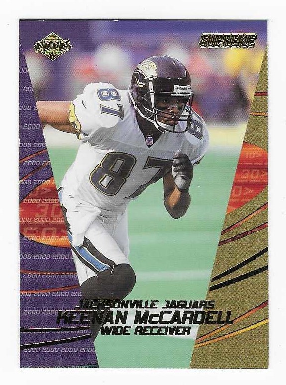 2000 Collector's Edge Supreme Keenan McCardell Jacksonville Jaguars Football #62