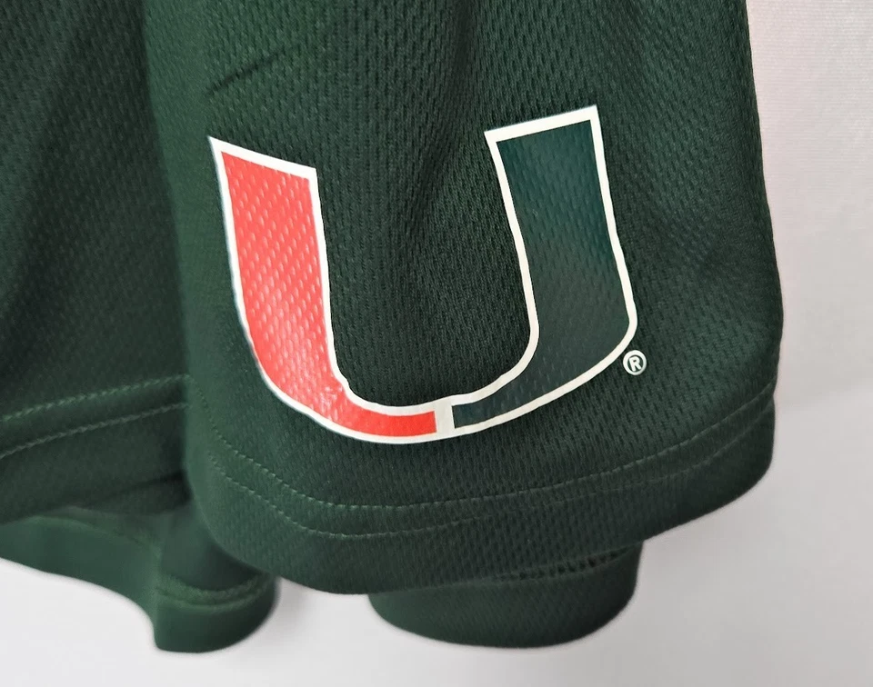 Pantalones cortos deportivos para hombre Fanatics Univ of Miami Hurricanes grandes y altos NCAA Perf Foto 3 de 4
