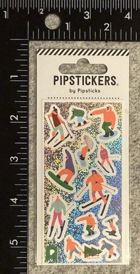 Pipsticks Sticker Winter Ski Skiing Pipstickers NIP