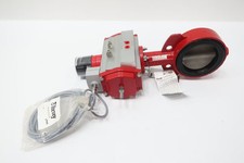 Bray 10 30-124 Iron Pneumatic Butterfly Valve 4in Wafer