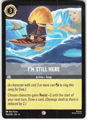 I'm Still Here 196/204 Azurite Sea Disney Lorcana