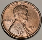 1918-S Lincoln Wheat Cent Unc. BU Nice Eye Appeal T36439C