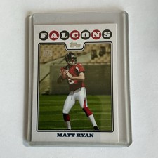 Topps 2008 Matt Ryan #331 Rookie Atlanta Falcons Helmet On NFL Football Card