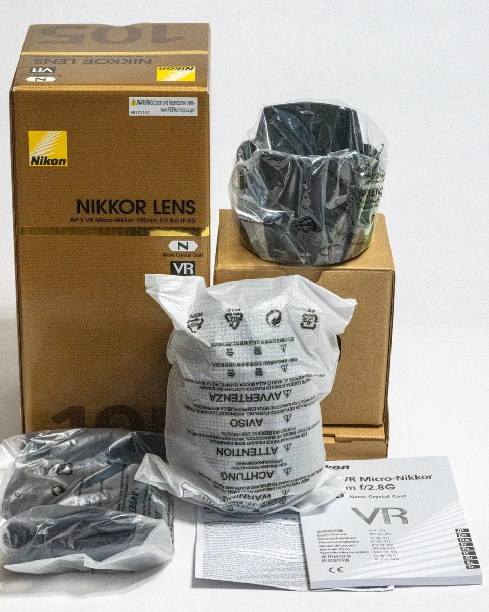 Nikon Micro NIKKOR f/2.8 Camera Lenses 105mm Focal for sale - eBay