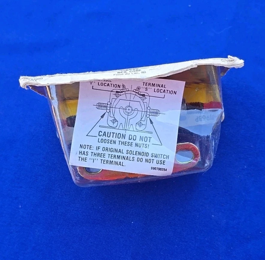 NOS WELLS F496BP 1956-84 FORD 1967-77 AMC JEEP 1972-77 SOLENÓIDE DE PARTIDA - Imagem 3 de 4