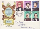 GB Stamps First Day Cover British Explorers, Drake, Raleigh, map PHILART 1973
