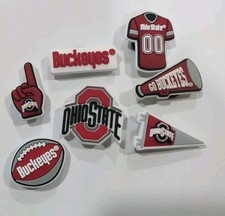 Ohio State Buckeyes Charms For Crocs Shoe Cha...