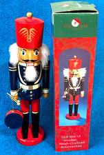 Kurt S. Adler Old World Wooden Drummer Nutcracker Hand Crafted 15" With Box