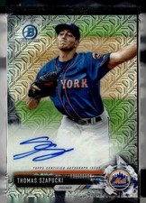 2017 BOWMAN CHROME MEGA AUTO THOMAS SZAPUCKI METS