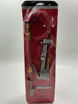 Milton 517 Dual Head Extended Reach Tire Inflator Gauge 2' Hose 12'' Swivel