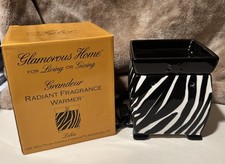 Tyler Candle Company Grandew Radiant Wax Warmer Zebra Design New In Box