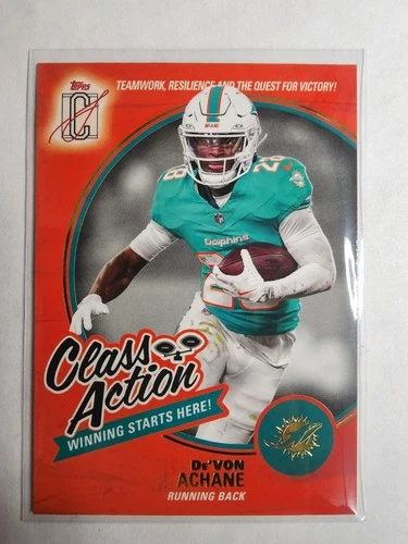 2025 Topps Signature De'Von Achane Base (RAW)