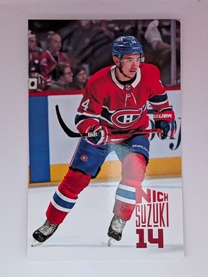 NICK SUZUKI Montreal Canadiens Autogrammkarte Kanada NHL Vegas Golden Knights