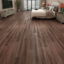 36pcs Floor Planks Tiles Self Adhesive Dark Brown Wood Effect Vinyl Flooring 