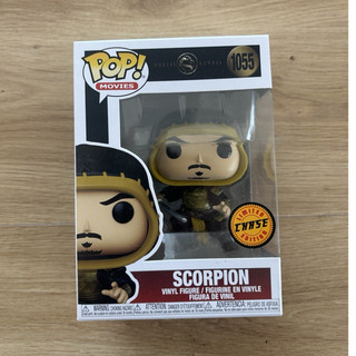 Funko Pop! Movies Mortal Kombat Scorpion Vinylfigur #1055 Chase