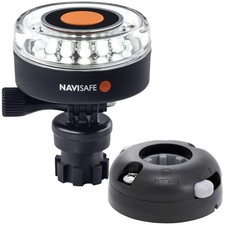 Navisafe Navilight 360deg 2NM White Navimount Base/Horizontal Mount Black 040KIT