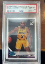 2019-20 Panini Donruss Optic - Rated Rookie Talen Horton-Tucker #151 (RC) PSA 10