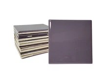 Purple Violet Ceramic Tile 4.25 in Subway Shower Backsplash Mid Century Modern