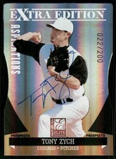 2013 Elite TONY ZYCH Signed Card autograph auto MARINERS CUBS LOUISVILLE