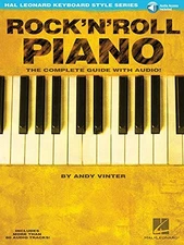 ROCK'N'ROLL PIANO: HAL LEONARD KEYBOARD STYLE SERIES BOOK By Andy Vinter **NEW**