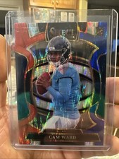 2025 Panini Select - Concourse Cam Ward #26 Red & Blue Shock Prizm (RC)