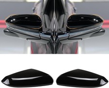 Compatible with 2016-2021 Honda Civic Side Mirror Cover Replacement,Glossy Black