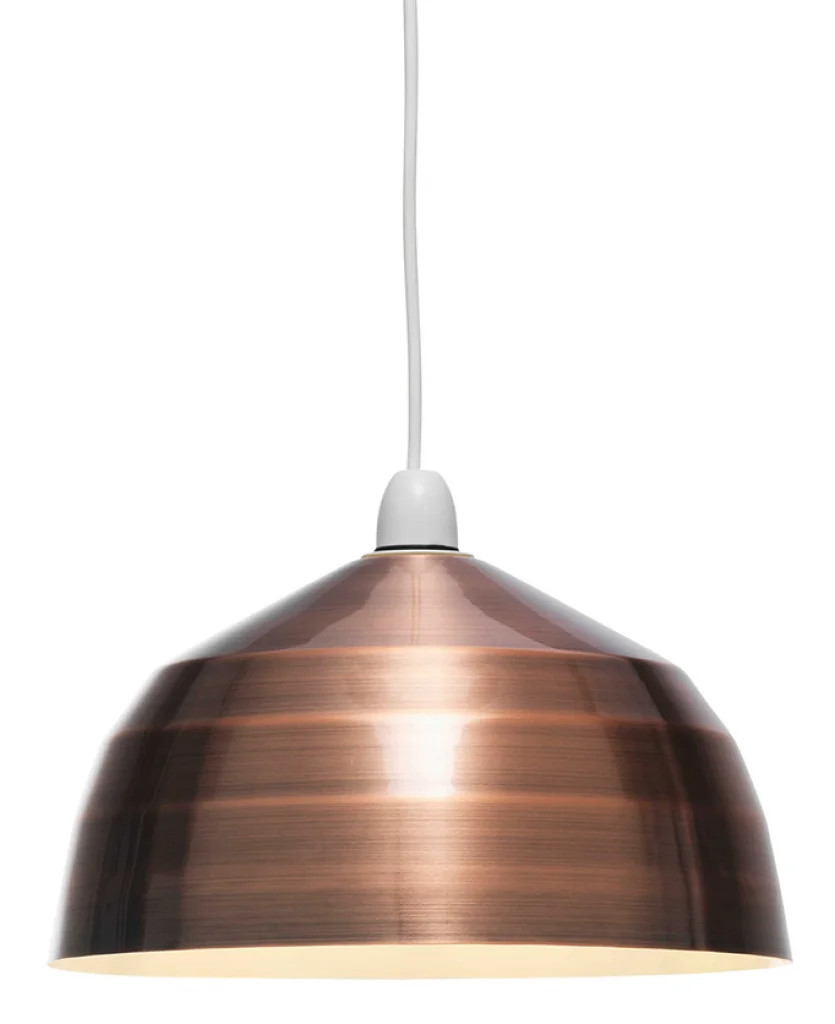Metal Lampshade Copper Ortler 300mm Shade Only Oaks Lighting 706 CU