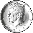 2015 D Kennedy Half Dollar Uncirculated from Mint Set