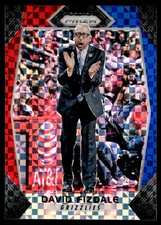 2017-18 Panini Prizm Prizms Red White and Blue David Fizdale Memphis Grizzlies