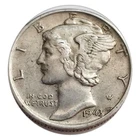 1943-S Mercury Dime VF Very Fine 90% Silver
