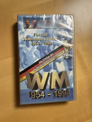 Fussball Weltmeisterschaften 1954-1994 VHS Heribert Faßbender Neu - Bild 1 von 3