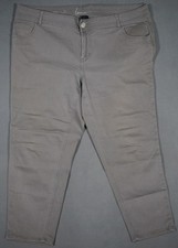 WL11424 GREAT **LANE BRYANT** GENIUS FIT ANKLE SKINNY LEG WOMENS JEANS sz20 GRAY