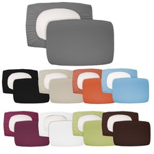 2er Set Bezug Spannbezug Bezug f&uuml;r Orthop&auml;disches Nackenkissen Baumwolle 40x60cm