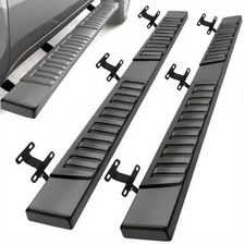 For 15-25 Ford F-150 Super Cab/Extended Cab 6'' Running Board Side Step Bars
