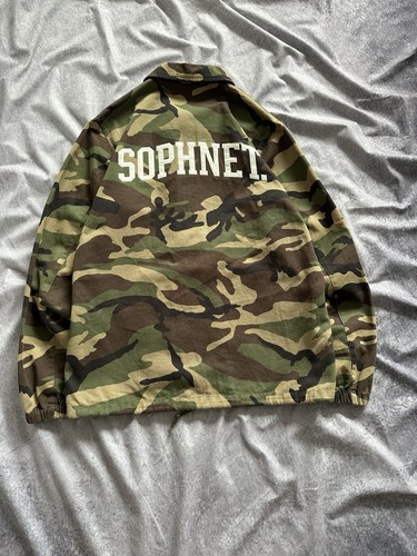 SOPHNET. Mens Camouflage Bomber Jacket Size S Made In Japan - Picture 2 of 9