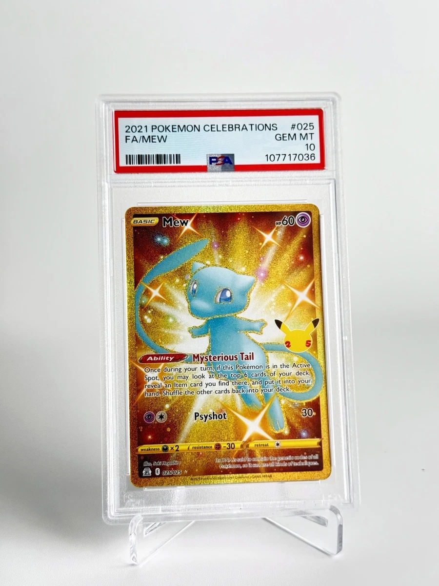 超貴重品【Gemix10】ミュウ Mew ex 25th 英語版 Mew ex 014/025 S8a-P