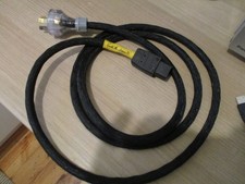 Russ Andrews Yello Power Lead chord 1.9 metre length. Kimber Kable.