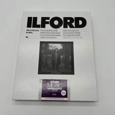 Ilford MULTIGRADE RC Deluxe Paper (Pearl, 8 x 10",) Partially Used - 36 SHEETS - Image 1 of 4