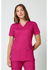 Scrubs Women's Cherokee Workwear Revolution WW620 V-Neck Top Electric Pink EEPI