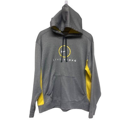 yellow livestrong hoodie