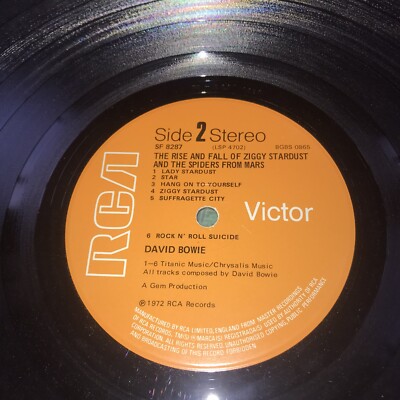David Bowie - Ziggy Stardust LP レコード 美品！ 0b245cf037bacedae725883d04f8db