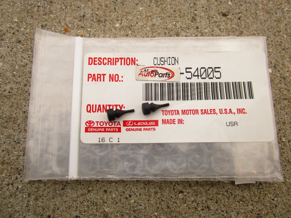 SE ADAPTA A: 94 - 05 TOYOTA CELICA ABRIDOR DE PUERTA EXTERIOR MANIJA COJÍN CANTIDAD 2 OEM NUEVO Foto 2 de 4