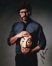 ALVARO MORTE signed autograph 20x25cm MONEY HEIST in person autograph COA
