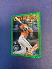 2023 Topps Series 1 Silver Pack Green #T88C-10 Terrin Vavra RC SP /99 Rookie