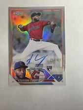 XZAVION CURRY RC AUTO 2023 Topps Chrome Update #RA-XC REFRACTOR /499 Rookie Auto