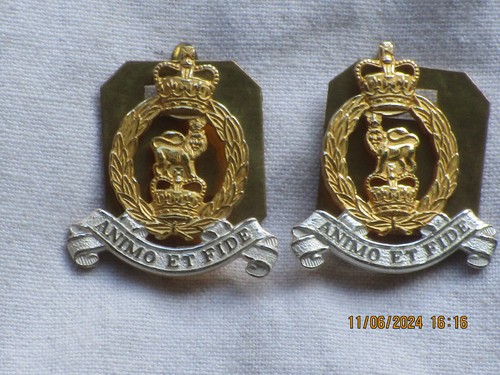 Ayudantes General Cuerpo, Agc Oficial,Collar Insignias,British Army, Firmin - Imagen 2 de 6