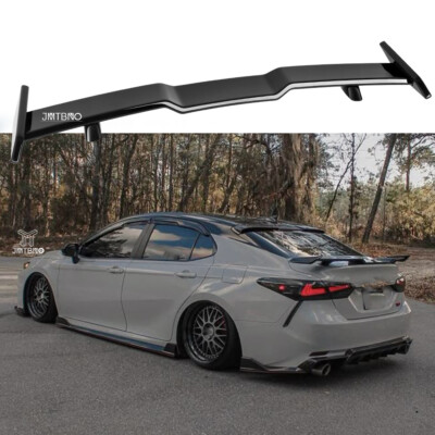 For 2018-2025 Toyota Camry XLE Gloss Black JDM TRD Style Rear Trunk Spoiler Wing
